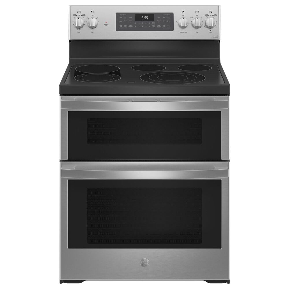 GE Profile 4pc Kitchen Package with Refrigerator, Range, Microwave, and Dishwasher in Stainless Steel, , large