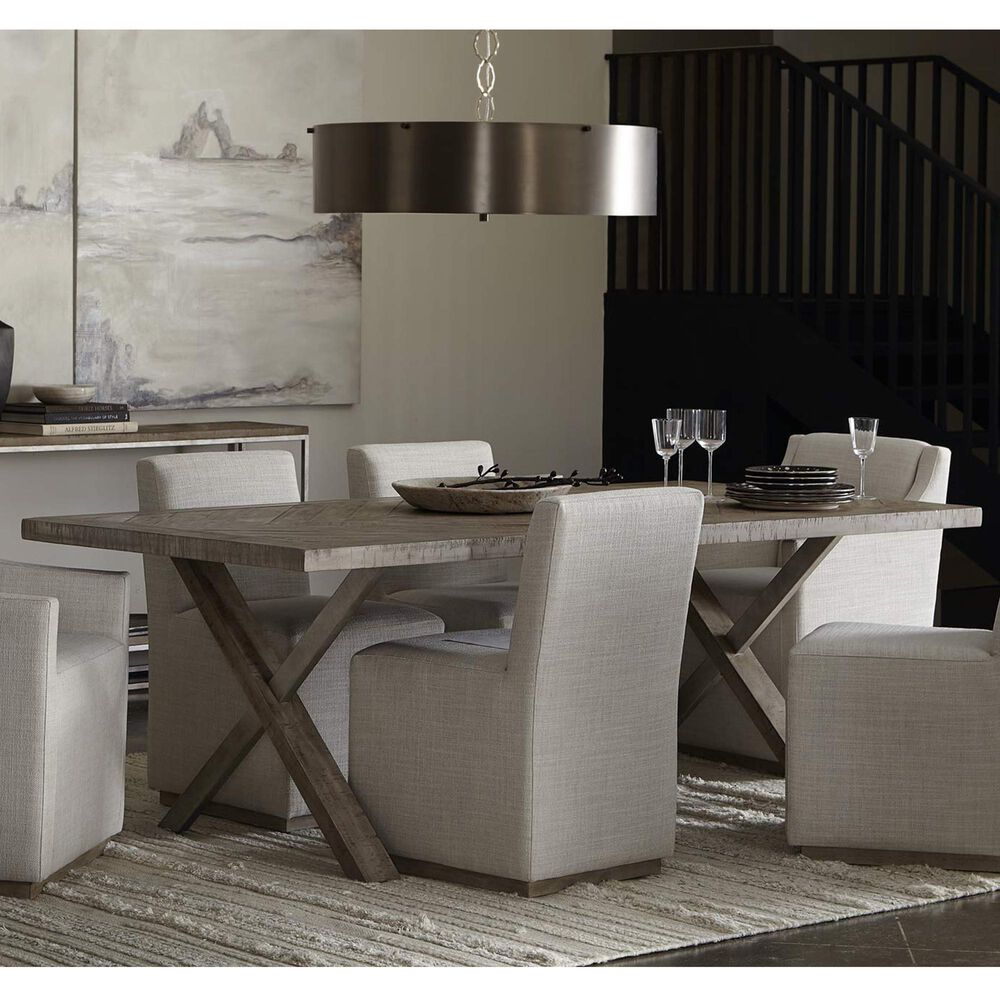 Bernhardt Milo 88&quot; Rectangular Dining Table in Morel, , large