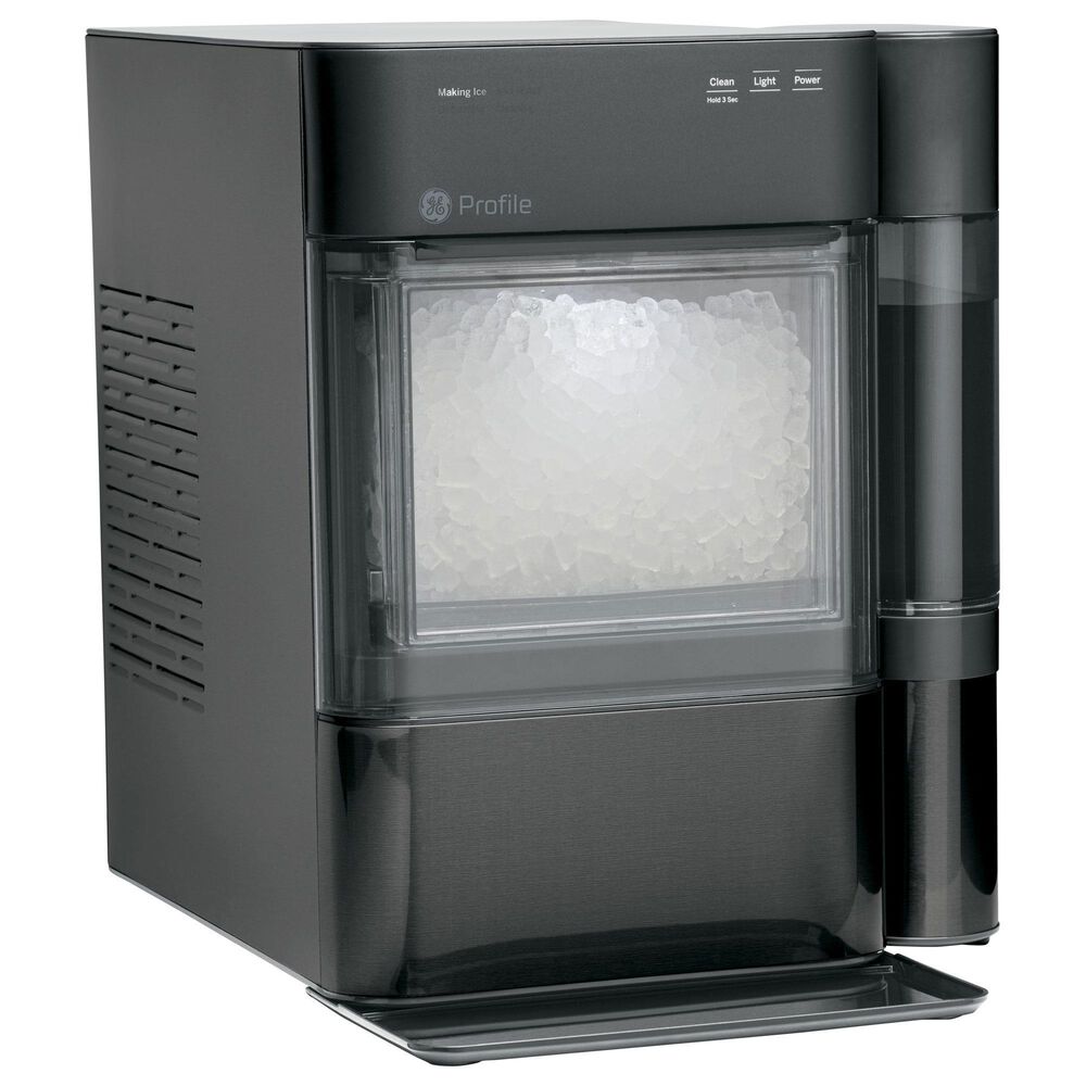GE Profile Opal 2.0 Nugget Ice Maker in Black Stainless Steel NFM