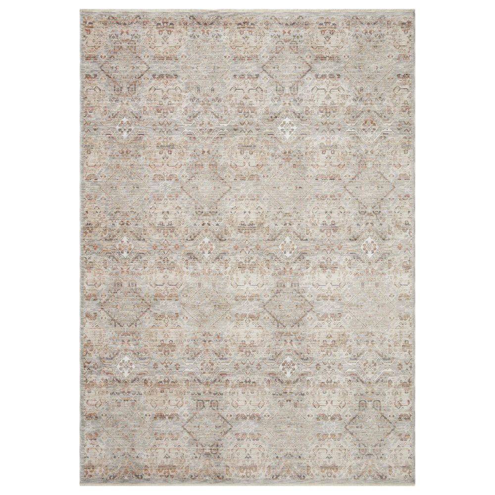 Amber Lewis x Loloi Zuma 2"3" x 3"10" Silver and Multicolor Area Rug, , large