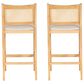 Linon Home Decor Bauer Barstool in Natural (Set of 2), , large