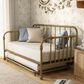 Furniture of America Wren Twin Daybed with Trundle in Gold, , large