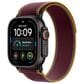 Apple Watch Ultra 4 (GPS + Cellular) 49mm Black Titanium Case with Burgundy Trail Loop - S/M, , large