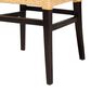 Baxton Studio Lingga Side Chair in Dark Brown and Natural Brown, , large