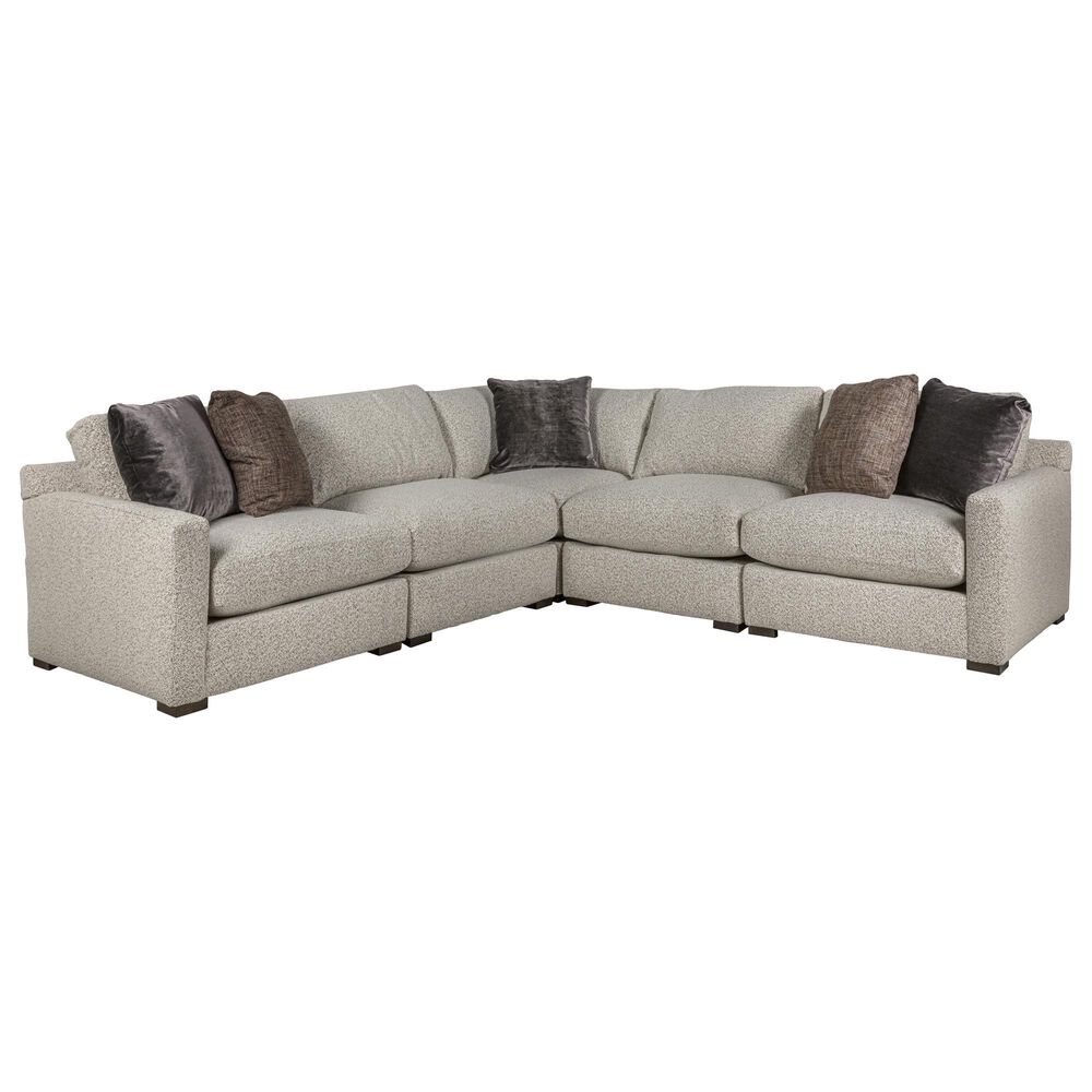 Rowe Furniture Lounge Asher 5-Piece Sectional in Taupe, , large
