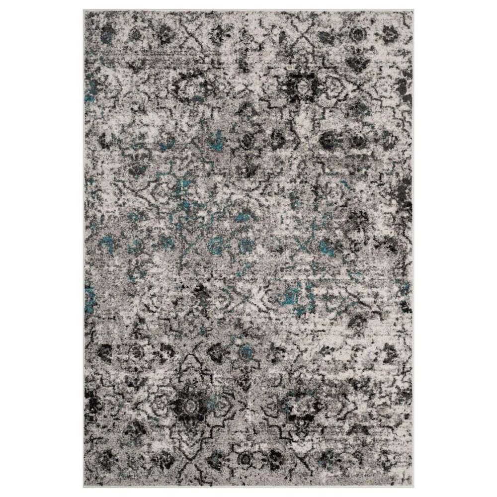 Safavieh Adirondack ADR135C 9" x 12" Grey and Black Area Rug, , large