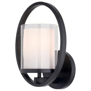 Vaxcel Princeton 1-Light Wall Sconce in Black, , large