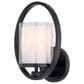 Vaxcel Princeton 1-Light Wall Sconce in Black, , large