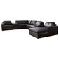 Ashley Modmax II 8-Piece Stationary Right Facing Sectional in Black, , large