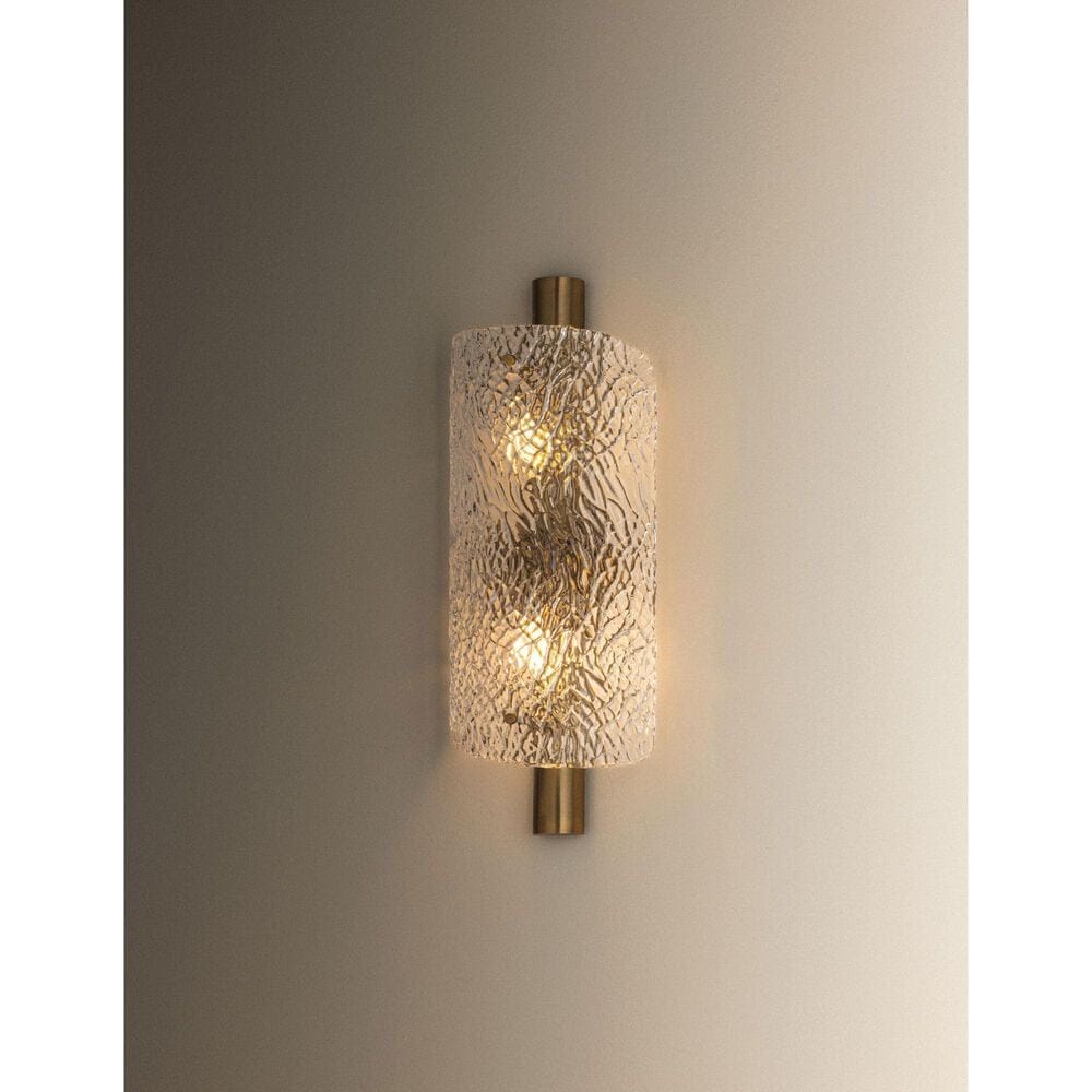 Troy Lighting Bergeron 2-Light Wall Sconce in Patina Brass, , large
