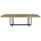 Ashley Tomtyn Dining Table in Light Brown and Gunmetal Gray - Table Only, , large