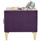 Jennifer Taylor Home Mamba Accent Chair in Satin Teal, Purple and Multicolor, , large