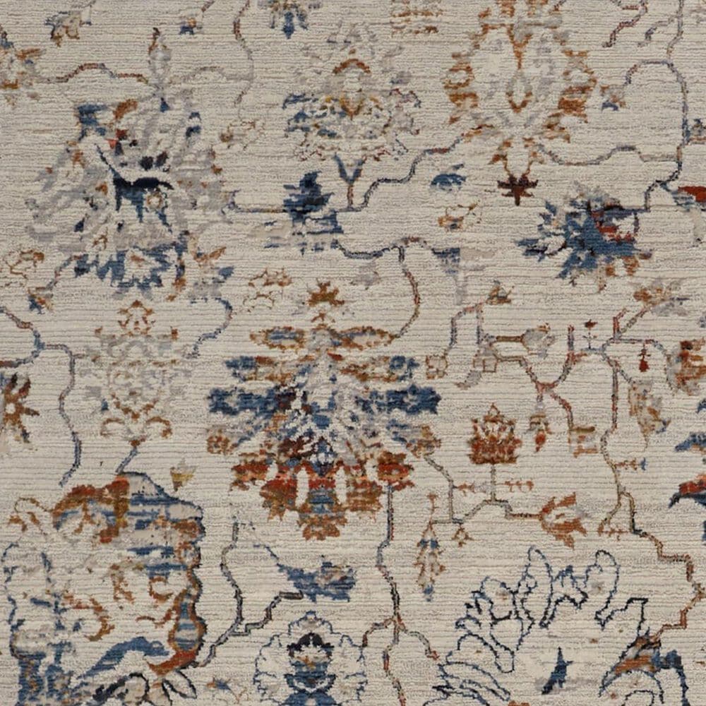 Feizy Kaia 2&#39;6&quot; x 12&#39; Ivory and Multicolor Runner, , large