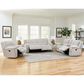 Simeon Collection Buster 3-Piece Manual Living Room Set in Opal Taupe, , large