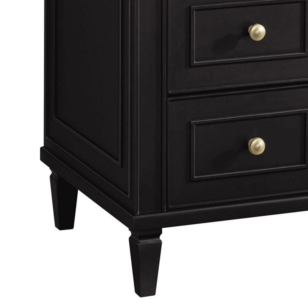 James Martin Vanities Lorelai 36&quot; Single Vanity in Black Onyx with 3 cm Charcoal Soapstone Quartz Top, , large
