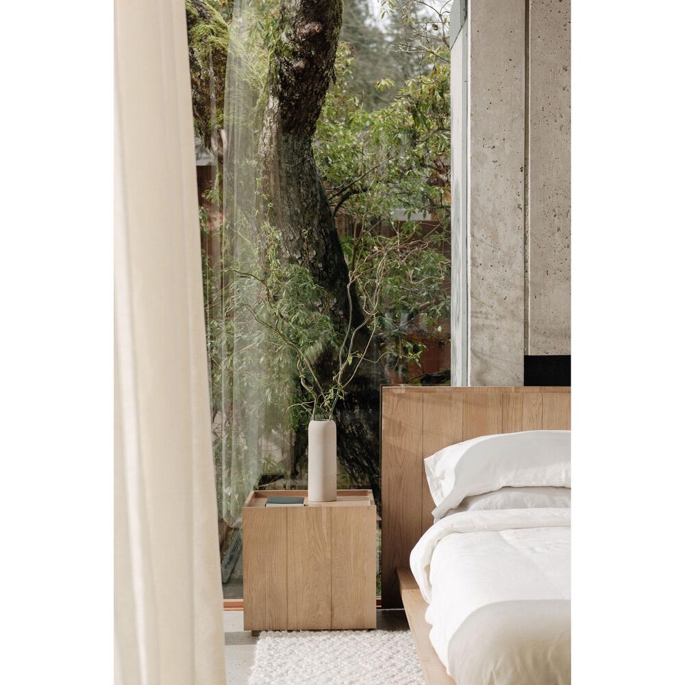 Moe&#39;s Home Collection Plank King Platform Bed in Natural, , large