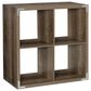 Linon Home Decor Galli 4-Shelf Bookcase in Grey, , large