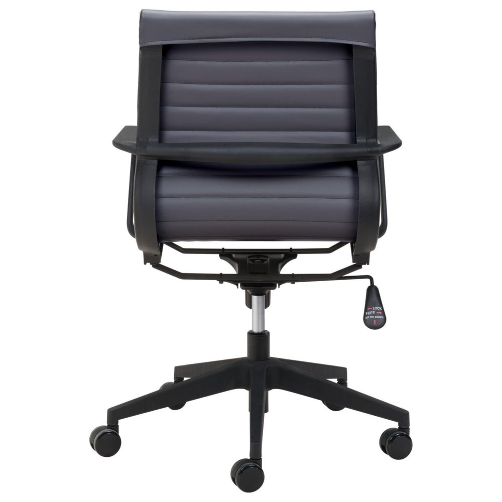 Zuo Modern Stacy Office Chair in Black, , large