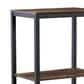 Ashley Bevinfield Bar Cart in Antiqued Brown and Black, , large