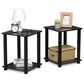 HOMLUX 2-Tier End Table in Dark Walnut (Set of 2), , large