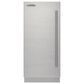 Sub-Zero 15" Left Hinge Solid Door Panel with Tubular Handle in Stainless Steel, , large