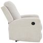 Ashley Danum Manual Zero Wall Recliner in Stone, , large