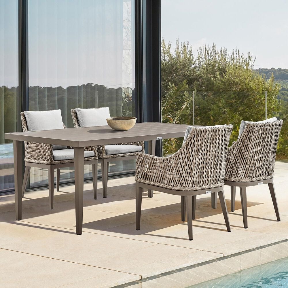 Blue River Silvana 5-Piece Patio Dining Set in Gray, , large