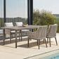 Blue River Silvana 5-Piece Patio Dining Set in Gray, , large