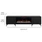 Endress International Malibu 95" Fireplace TV Stand in Moody Black, , large