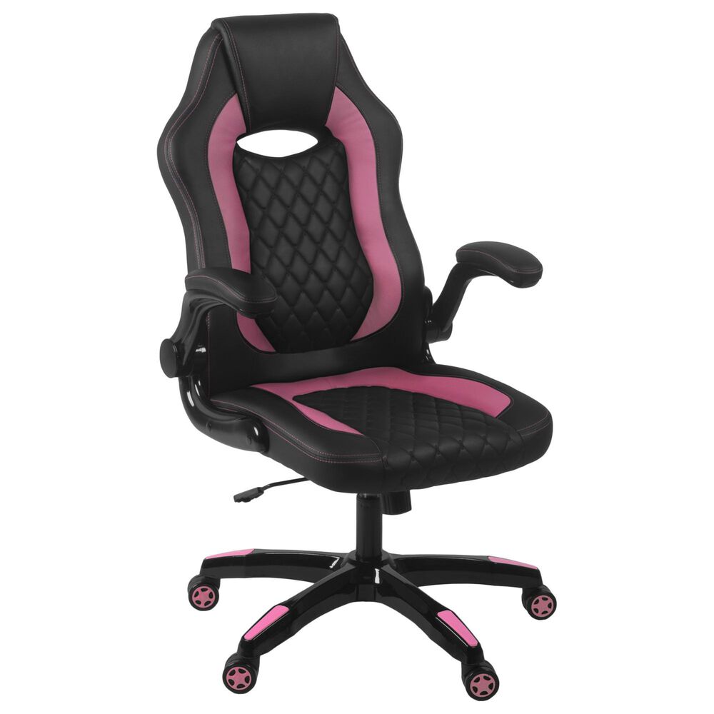 Regency Global Sourcing AON Archeus Ergonomic Gaming Chair in Black and Pink, , large