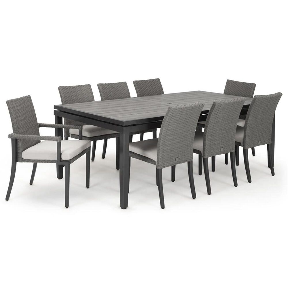 RST Brands Vistano 9-Piece Patio Dining Set in Gray, , large