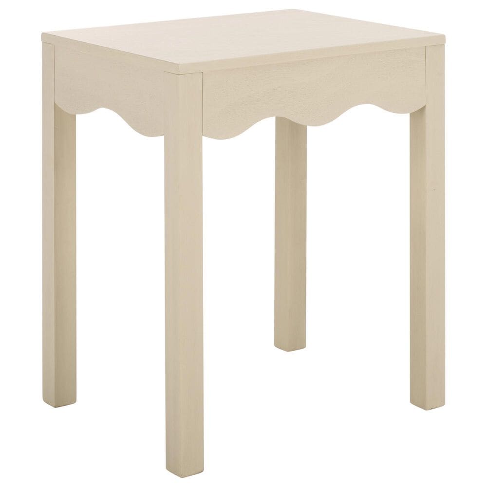 Safavieh Lilith Square Wave End Table in Sand, , large