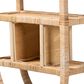 Baxton Studio Labonita 42" Arched Wall Shelf in Natural Brown, , large