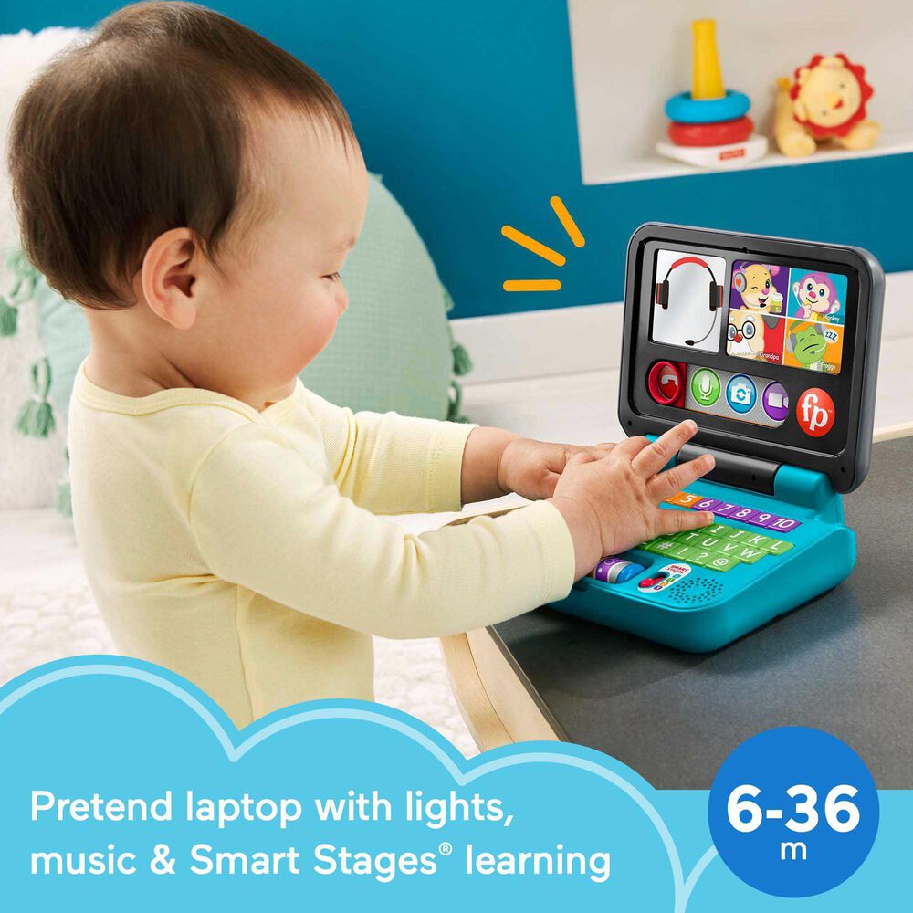 Little People Laugh &amp; Learn Let&#39;s Connect Laptop, , large