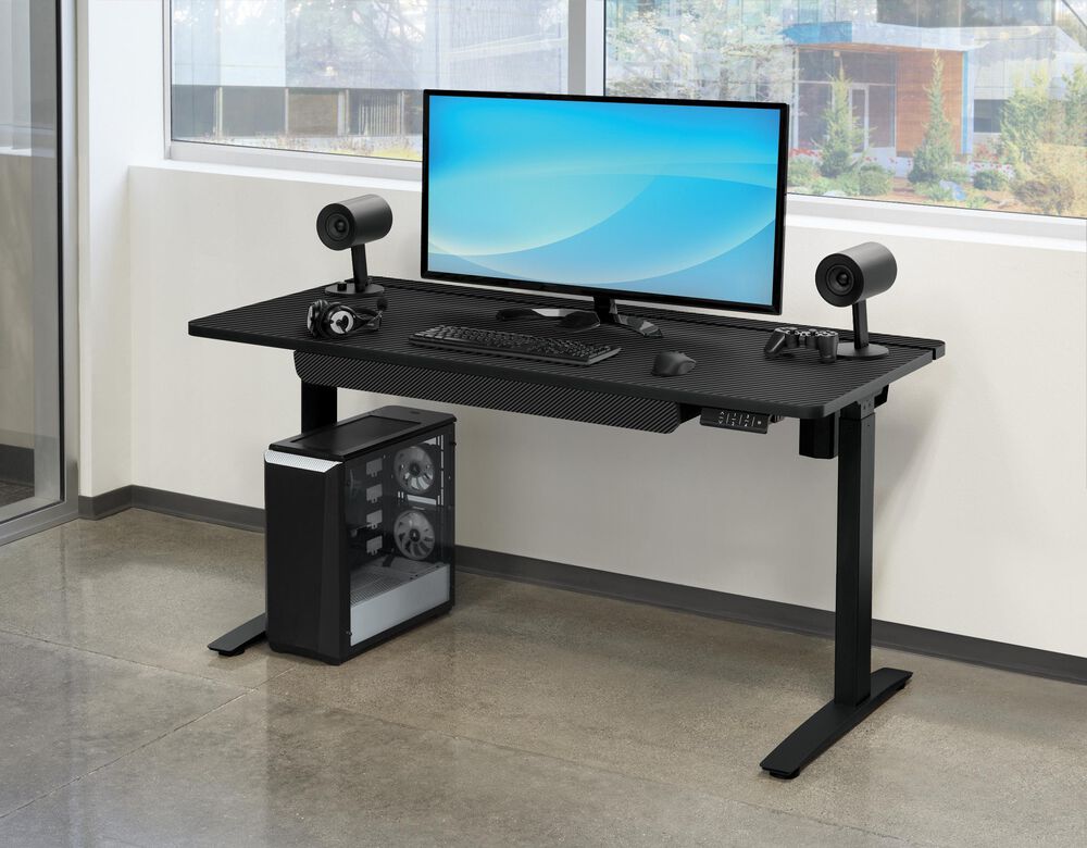 OSP Home Kilo Electric Battlestation Gaming Desk, , large