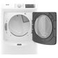 Maytag 4.8 Cu. Ft. Front Load Washer and 7.3 Cu. Ft. Electric Dryer Laundry Pair with Pedestal in White, , large