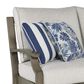 Ashley Rainier Ranch Outdoor Sofa with Beige Cushion in Brown, , large