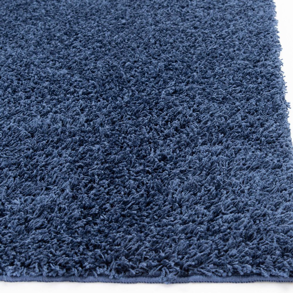Central Oriental Geneva Shag 5&#39; x 7&#39; Sail Blue Area Rug, , large