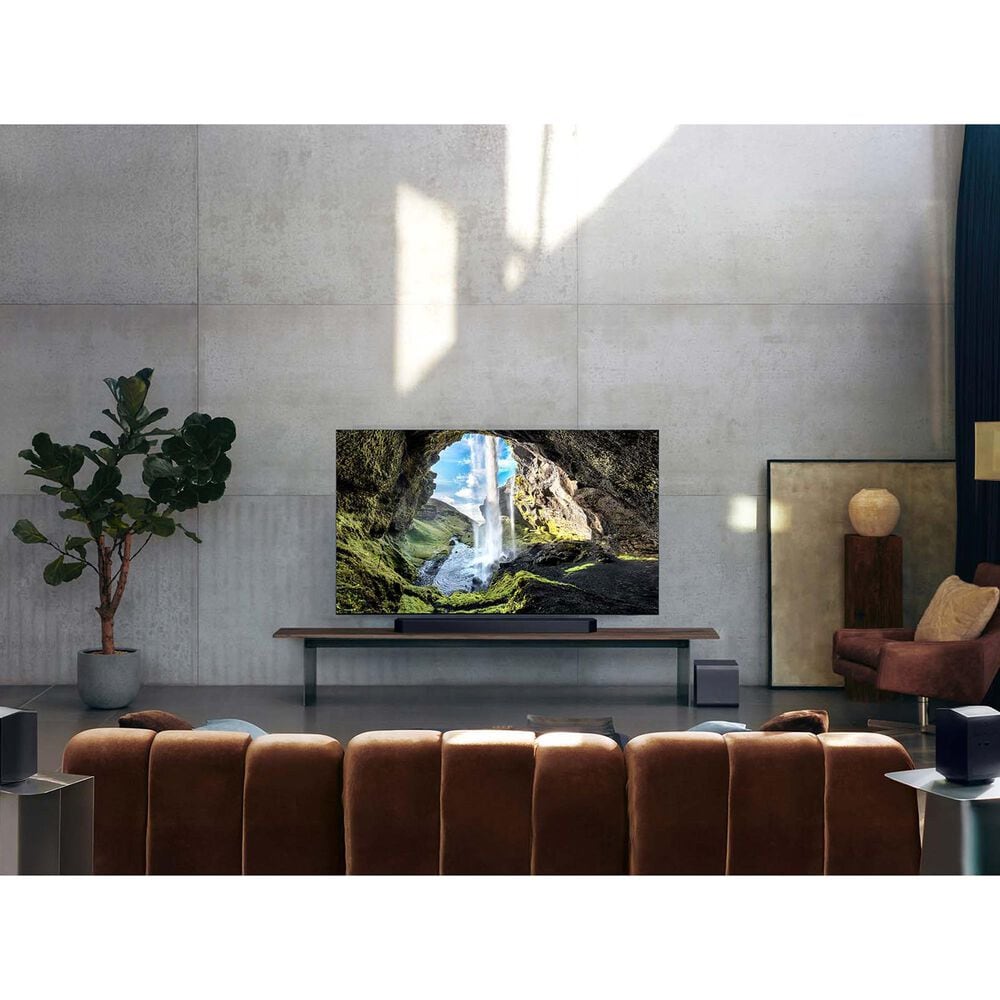 Samsung Q-Series 11.1.4 Channel Soundbar with Wireless Subwoofer and Rear Speaker in Titan Black, , large