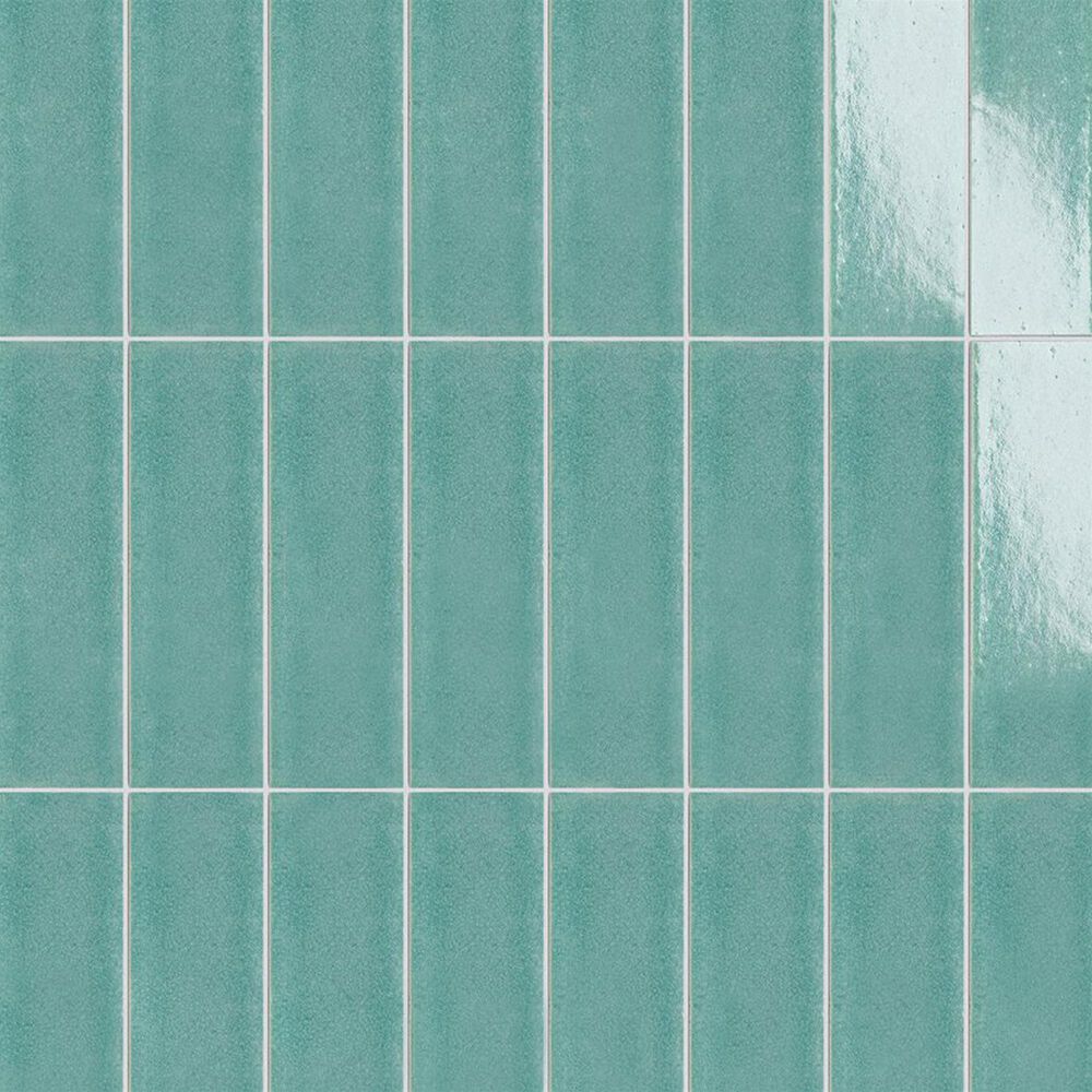 Soho Studio ColorHues Jade 2" x 8" Lava Stone Tile, , large