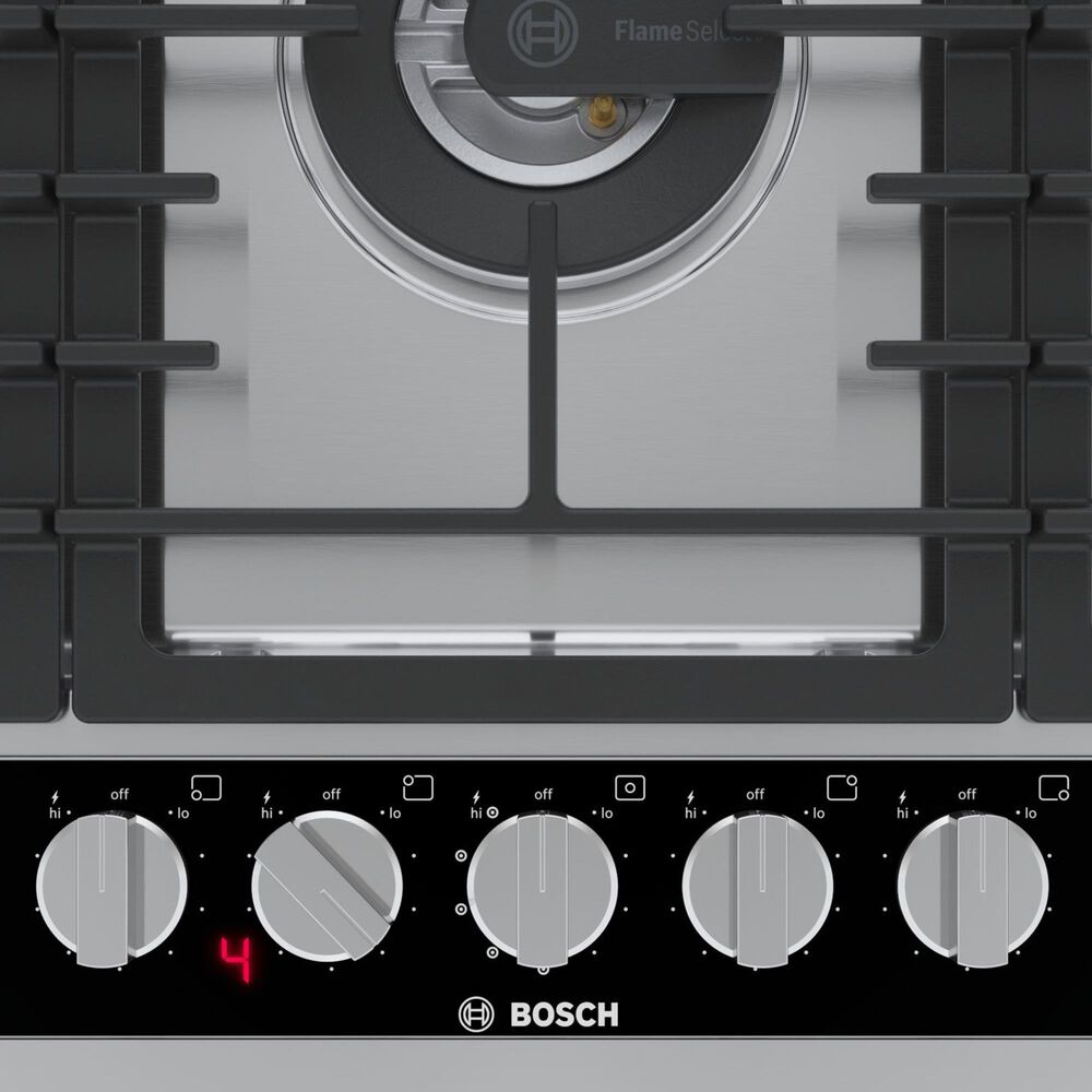 Bosch Benchmark 36&quot; Gas Cooktop in Stainless Steel, , large