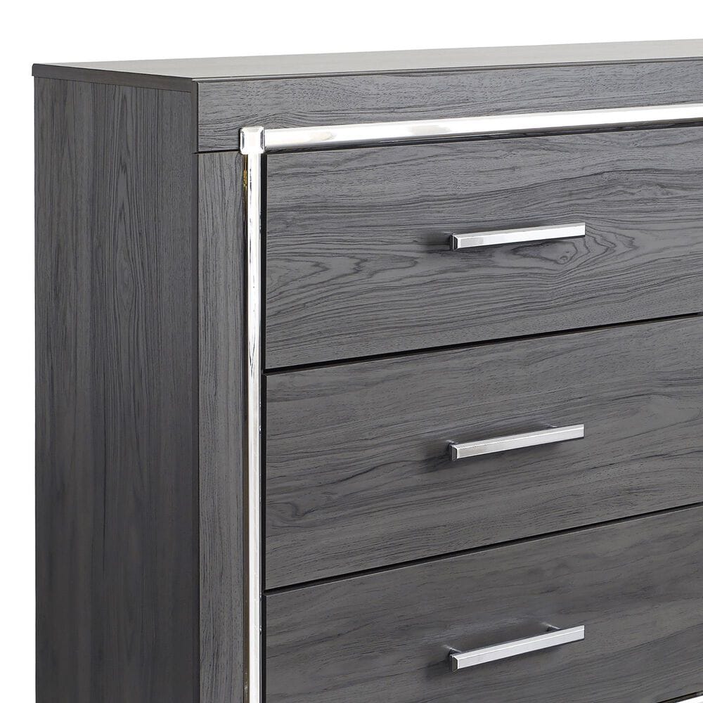 Ashley Lodanna 4-Piece King Bedroom Set in Gray, , large