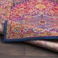Surya Harput HAP-1009 6"7" Square Garnet, Blue and Saffron Area Rug, , large