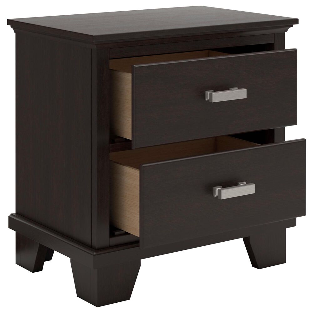 Ashley Covetown 5-Piece Cal King Bedroom Set in Dark Brown, , large