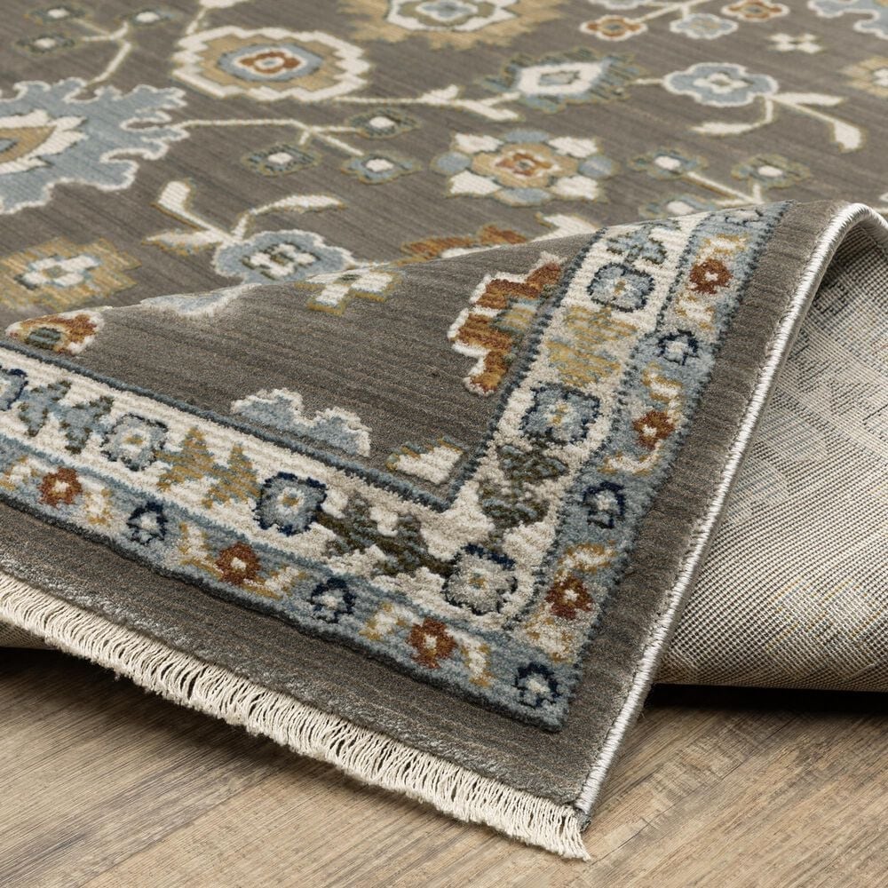 Oriental Weavers Keira Grey and Multicolor 5&#39;3&quot; x 7&#39;6&quot; Area Rug, , large