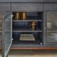 Flexsteel Waterfall 3-Drawer Buffet in Deep Ebony and Dark Brown, , large