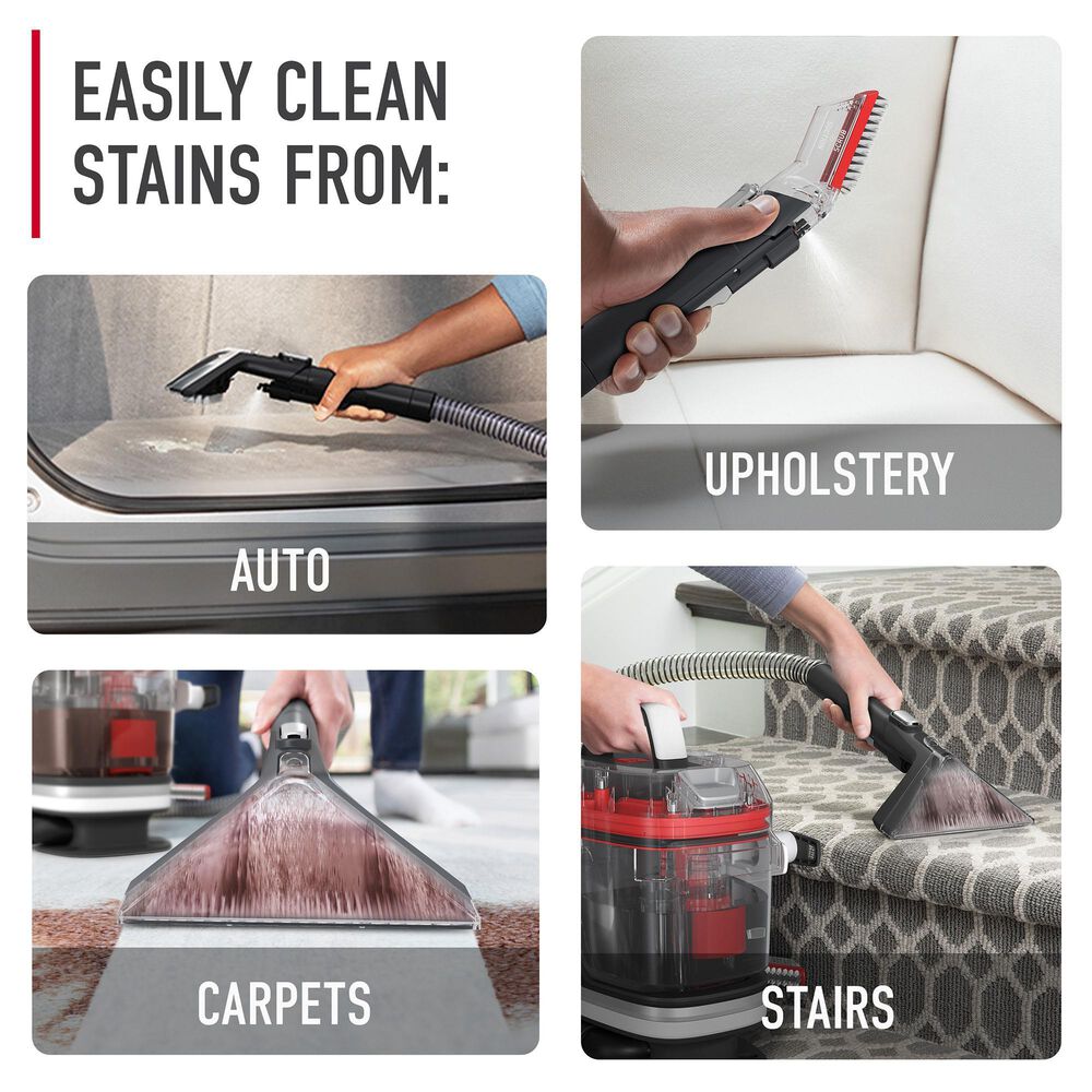 Hoover CleanSlate Portable Carpet Cleaner in White, , large