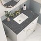 James Martin Vanities Chicago 36" Single Bathroom Vanity in Glossy White with 3 cm Parisien Bleu Quartz Top and Rectangular Sink, , large