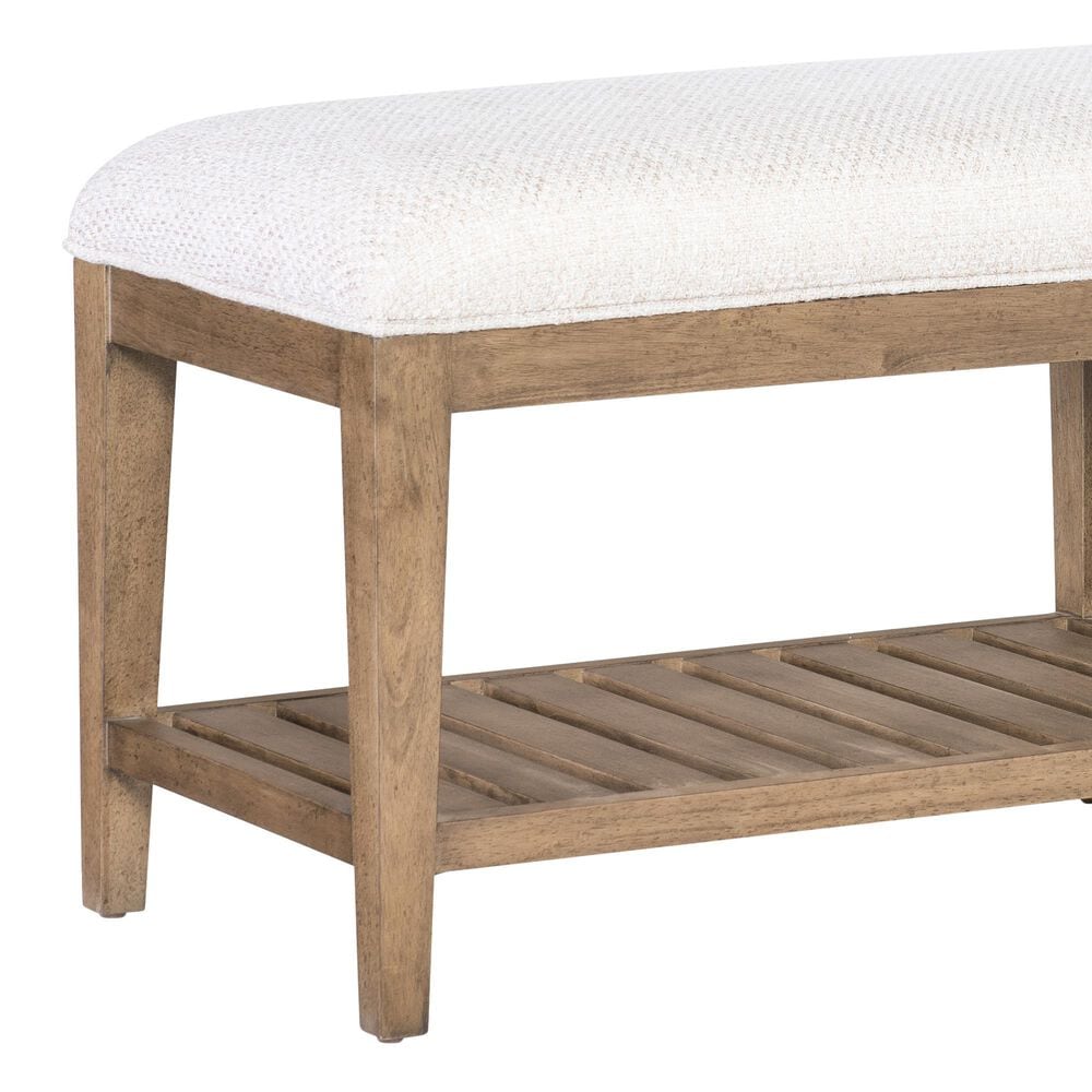Hooker Furniture Vineyard Row Bedroom Bench in Sonoma, , large