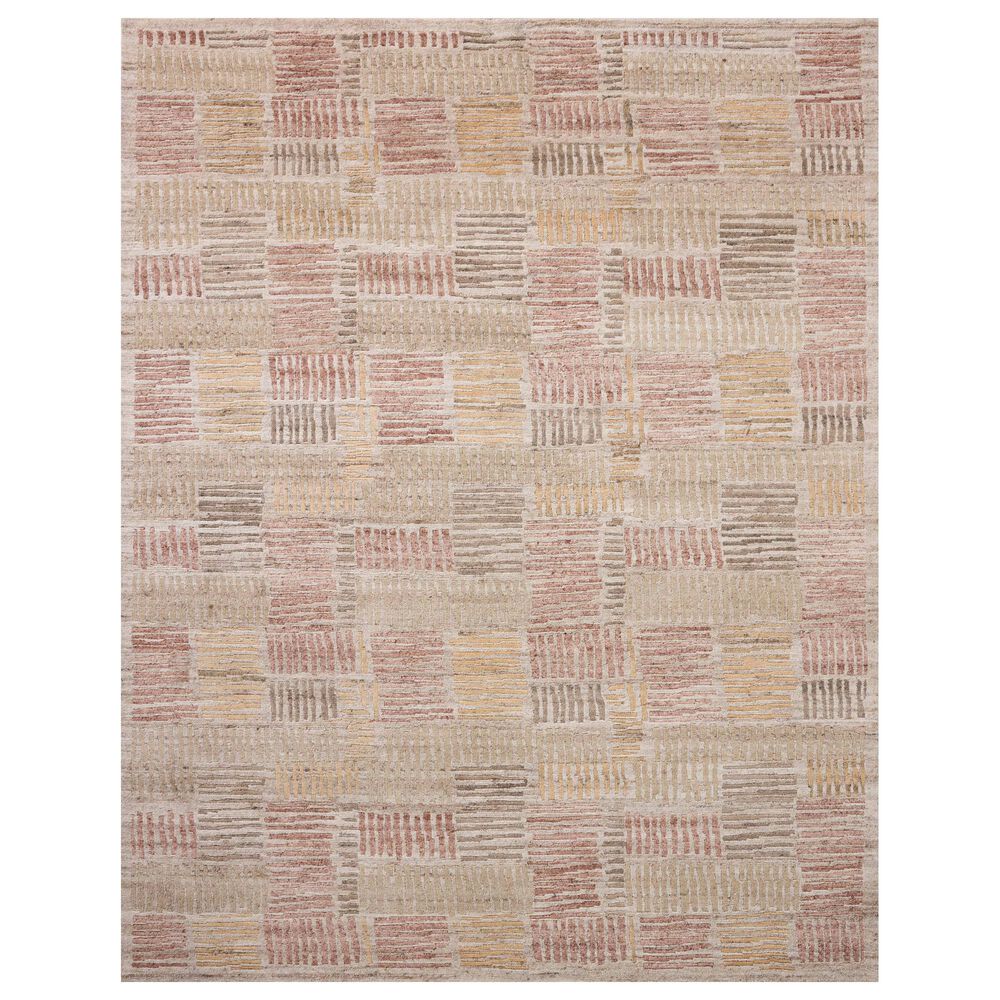 Loloi Nara Dove and Multicolor 5"6" x 8"6" Area Rug, , large